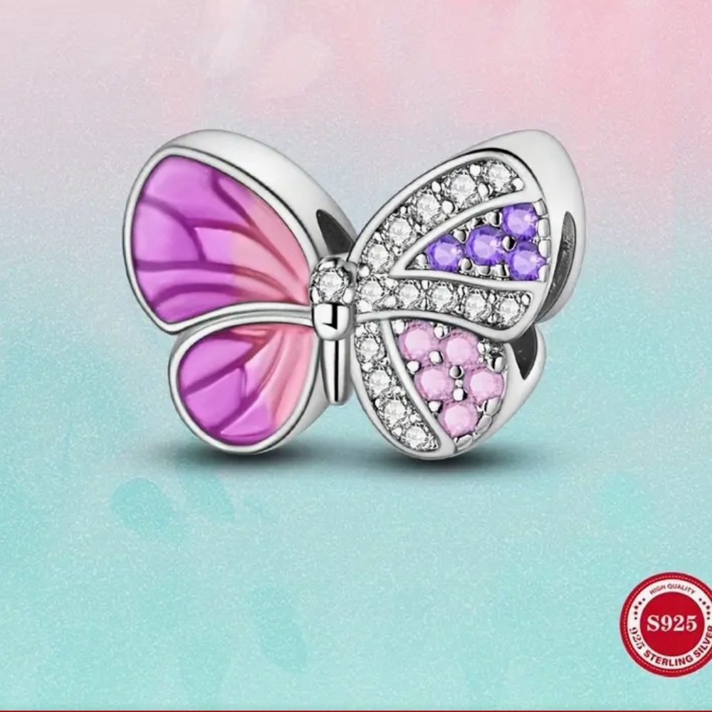 New Sterling butterfly charm